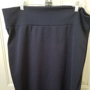 Navy Lularoe Cassie Pencil Skirt 3x